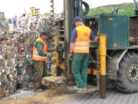 Badania geotechniczne na terenie czynnego składowiska odpadów