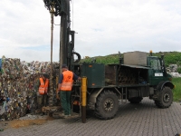 Badania geotechniczne na terenie czynnego składowiska odpadów