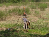 Wiercenia geotechniczne - lekka wiertnia z silnikiem spalinowym